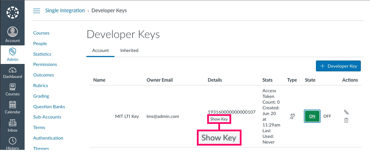 Developer Keys show key.png